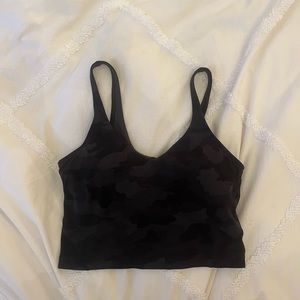 Lululemon Align Tank Size 8 in Black Camo Color